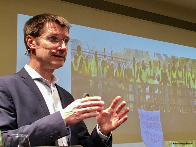 Vortrag von Schubert &uuml;ber die gelbe Westen-Bewegung